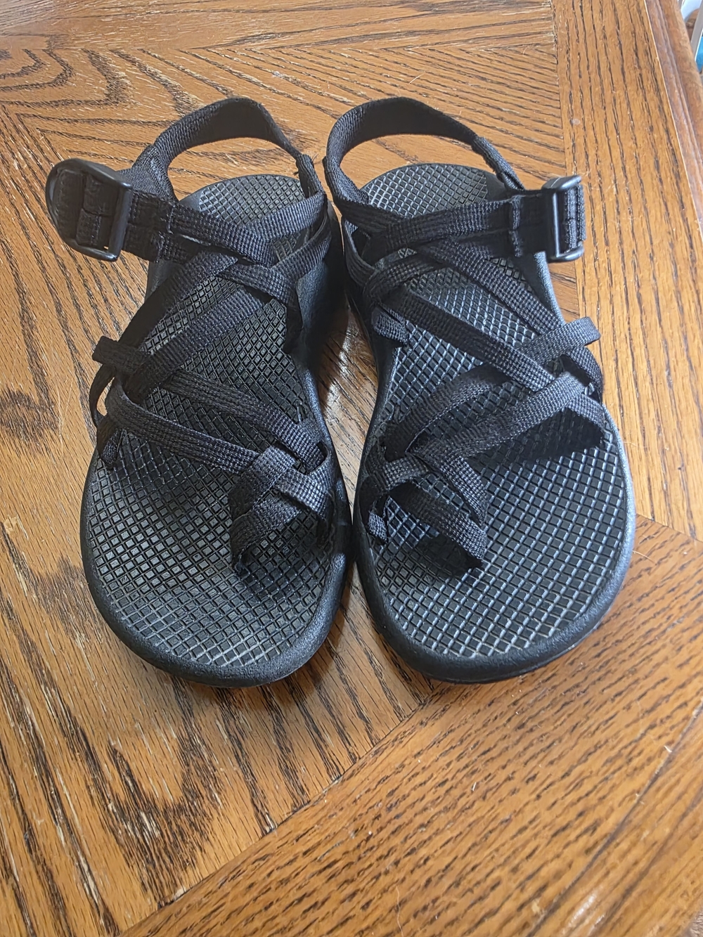 Chaco Women's Black Strappy Sport Sandals